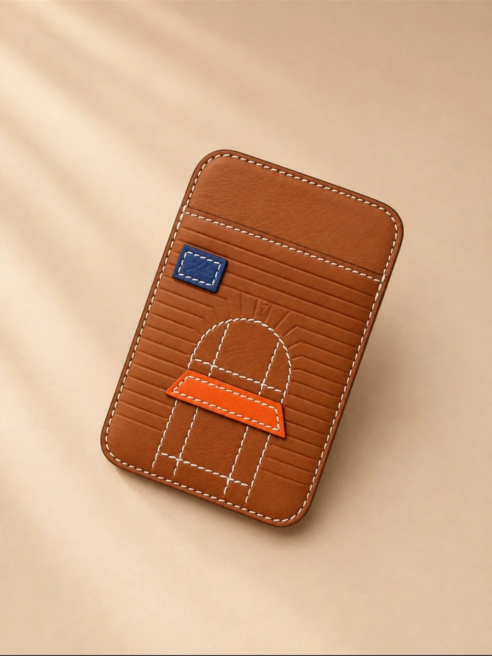 🔥 HERMES Faubourg MagSafe Card Holder in Gold Swift Calfskin